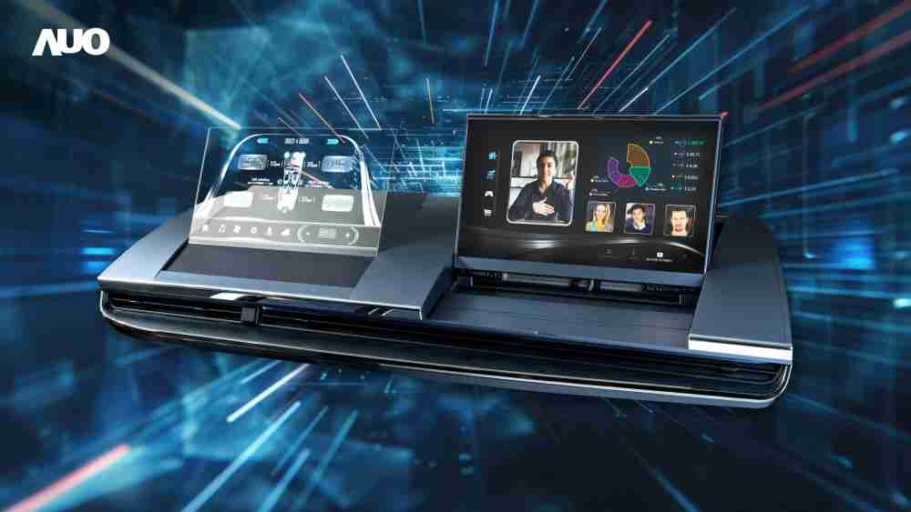 至成国际Micro LED Display HMI解决方案打造透明Micro LED前座仪表，，，，呈现信息并保留驾驶视野开阔；亦为副驾驶座乘客打造收放自如的Micro LED屏幕，，，在不影响显示质量的前提于显示区内建镜头，，，，让用户能与视讯对象直接眼神接触，，，，提供绝佳的双向沟通体验